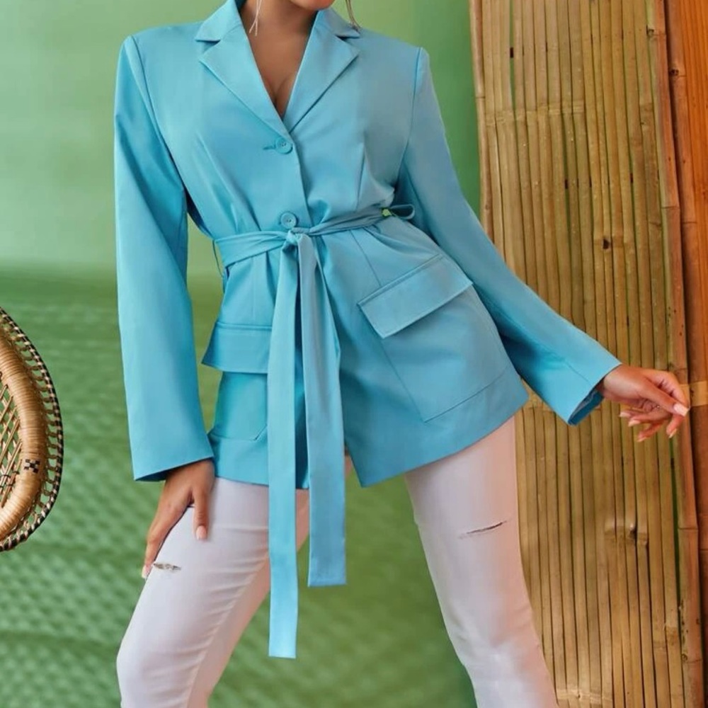 SOLD-Blue Blazer NWT